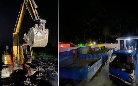 ফেনীর ছাগলনাইয়ায় অবৈধভাবে মাটি কাটার দায়ে ৮ ব্যক্তির কারাদন্ড, ৬টি পিকআপ জব্দ ও ১টি এস্কেভেটর অকেজো করা হয়