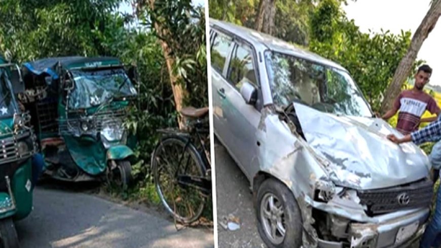 ছাগলনাইয়ায় সড়ক দুর্ঘটনায় হাবিব উল্লাহ খান উচ্চ বিদ্যালয়ের ৬ এসএসসি পরীক্ষার্থী আহত