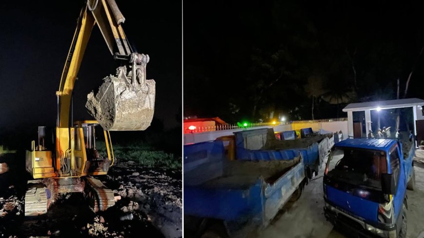 ফেনীর ছাগলনাইয়ায় অবৈধভাবে মাটি কাটার দায়ে ৮ ব্যক্তির কারাদন্ড, ৬টি পিকআপ জব্দ ও ১টি এস্কেভেটর অকেজো করা হয়