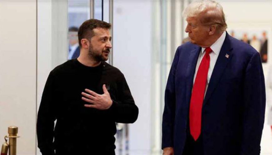 গাজার মতো ইউক্রেন যুদ্ধও থামাতে ট্রাম্পকে অনুরোধ জেলেনস্কির